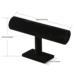 Витрины для бархатных браслетов с Т-образным стержнем&nbsp;LS-BDIS-WH0003-04A