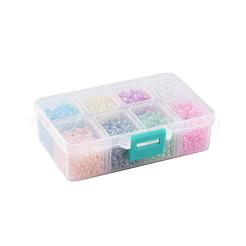 1 коробка 6/0 стеклянные семена бисер ceylon круглые свободные спейсер бисер&nbsp;SEED-X0050-4mm-01