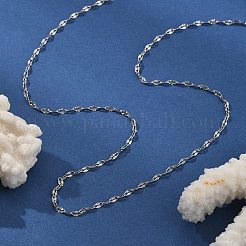 Цепочки-колье из текстурированной цепочкой из нержавеющей стали 304 толщиной 2 мм NJEW-T016-14P