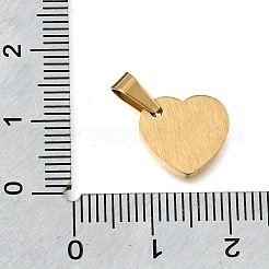 Breloques en acier inoxydable 304 pour la Saint-Valentin&nbsp;STAS-G400-08G