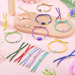 4 Stück Polyesterkordel in 4 Farben zum Basteln von Armbändern&nbsp;MAK-TA0001-43