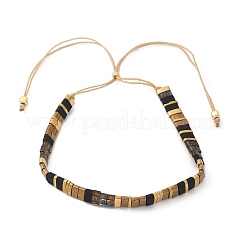 Vintage-Armbänder im Ethno-Stil mit verstellbarem Schiebeverschluss aus handgefertigten Glasperlen (Tila) für Damen&nbsp;ZN9527-12