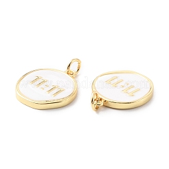 Латунные подвески с реечным покрытием с прыгающим кольцом KK-F852-22G