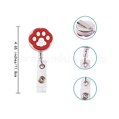 8 pz 8 colori pvc zampa bobina badge&nbsp;AJEW-SZ0001-56