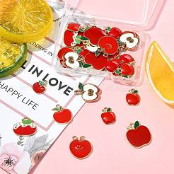 32шт 8 стиля подвески из сплава с эмалью&nbsp;ENAM-FS0004-16