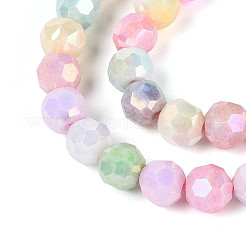 Brins de perles de verre électrolytiques anti-ternissement&nbsp;X-EGLA-T021-6mm-15-12