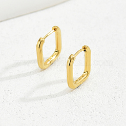 Классические минималистичные элегантные серьги-кольца из нержавеющей стали 201&nbsp;BI8954-2