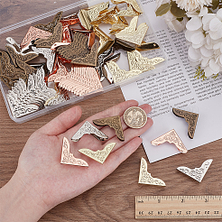 80 шт. 4-х цветный железный треугольный защитный уголок FIND-WR0012-31