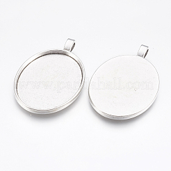 Pendente in lega basi per cabochon&nbsp;X-PALLOY-2422-AS-FF