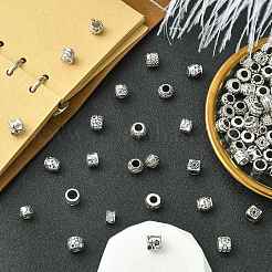 100шт 10 стиля европейские бусины из сплава в тибетском стиле&nbsp;FIND-CJ0003-72