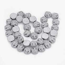 Гальванизировать немагнитных синтетический гематит бисер пряди G-T061-95J