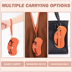 Футляры для очков из искусственной кожи AJEW-WH0248-241A