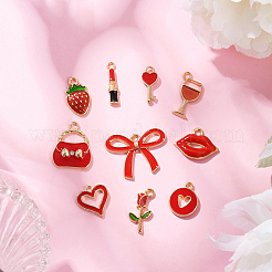 Подвески из эмали и сплава&nbsp;ENAM-FP0002-24