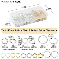 140 шт. 5 оправы из сплава в тибетском стиле FIND-YW0004-44