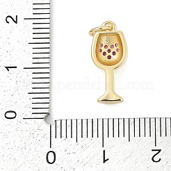 Латунные микро проложить кубического циркония подвески&nbsp;KK-G522-55G