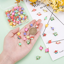 72 шт. 12 стильных соединителя из полимерной глины ручной работы&nbsp;FIND-PH0003-11