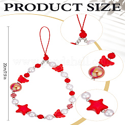 1 шт. акриловые нейлоновые веревочные ремни для мобильных устройств&nbsp;HJEW-LP0002-05