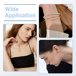 8 шт. 4 стиля латунные подвески с микропаве и кубическим цирконием&nbsp;KK-TA0002-91