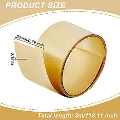 Rotoli di fogli di ottone&nbsp;AJEW-WH0606-003B