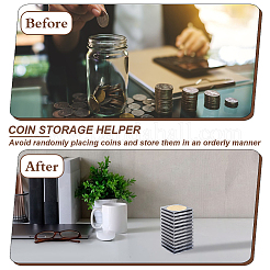 50шт 2-х стилистический пластиковый ящик для хранения монет&nbsp;AJEW-GA0009-09B