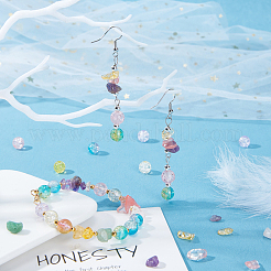 2 набор из 2-х видов бусин из натуральных и синтетических камней и ракушек&nbsp;DIY-GA0002-26