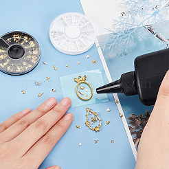 4 коробка 2 цвета 10 г железное украшение для ногтей&nbsp;MRMJ-OC0003-14