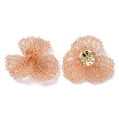 Кабошоны из стеклянных бусин FIND-G058-03E