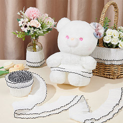 6 ярд двухслойной полиэфирной плиссированной ленты OCOR-FG0002-03B