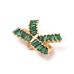 Латунь со стеклянными подвесками k9&nbsp;KK-B071-05G