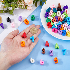 60 шт. Непрозрачные акриловые бусины&nbsp;OACR-DC0001-46