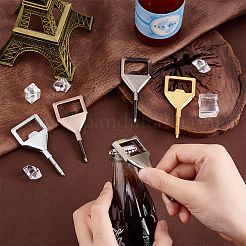 5 stücke 5 farben zink-legierung rotwein bier flasche korkenzieher öffner griff zubehör&nbsp;AJEW-UN0001-44