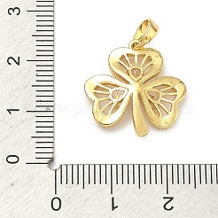 Pendentifs en laiton zircon cubique transparent&nbsp;KK-B171-03G-01
