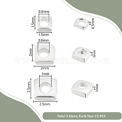 75шт 3 стиля 925 бусины из стерлингового серебра FIND-PH0023-43