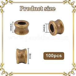 100 шт. европейские бусины из сплава в тибетском стиле&nbsp;DIY-PH0023-44A