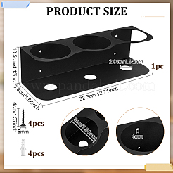 Soporte de hierro para botella de spray montado en la pared&nbsp;ODIS-WH0030-279