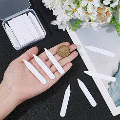 100 шт. ПВХ-подставка для воротника рубашки&nbsp;DIY-CN0003-59A