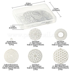 С 10 шт. латунными кольцами&nbsp;KK-YW0001-48