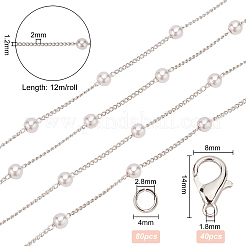 DIY-Set zur Herstellung von Schmucksets aus Kunstperlen&nbsp;DIY-BC0004-75