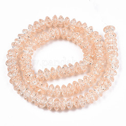 Perle di vetro crackle&nbsp;X-GLAA-S192-004F