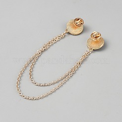 Broche de collier en alliage de strass&nbsp;AJEW-WH0657-76