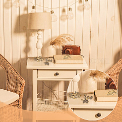 3 шт. 3 стиля античная бронзовая латунная витрина украшения DJEW-NB0001-44