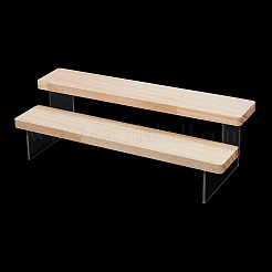 2-stufiger Acryl-Modellspielzeughalter zum Aufstellen als Display&nbsp;ODIS-WH0025-205A