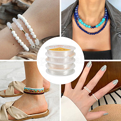 4 рулон круглой кристаллической эластичной нити&nbsp;EW-TA0001-10A