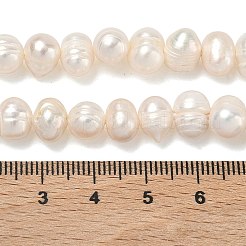 Natürliche kultivierte Süßwasserperlenperlenstränge&nbsp;PEAR-L034-10A