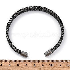 Браслеты-манжеты из хирургической нержавеющей стали 316 для мужчин&nbsp;BJEW-P319-05A-B