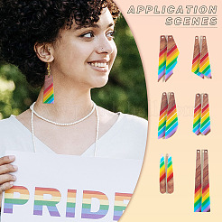 Подвески из смолы и ореха&nbsp;DIY-TA0011-03B