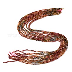 Натуральные разноцветные турмалиновые бусины G-C226-B02-2mm-02