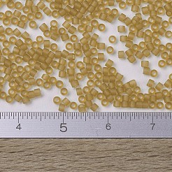 MIYUKIデリカビーズ  シリンダー  日本製シードビーズ  11/0  （db0771)半透明のサフランを染め  1.3x1.6mm  穴：0.8mm  約2000PCS /ボトル  10 G /ボトル&nbsp;SEED-JP0008-DB0771