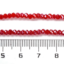 Запекание гальванических нитей стеклянных бусин&nbsp;X-DGLA-A039-J2MM-B02