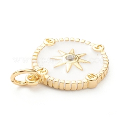 Латунные микро проложить кубического циркония подвески ZIRC-P200-14C-G